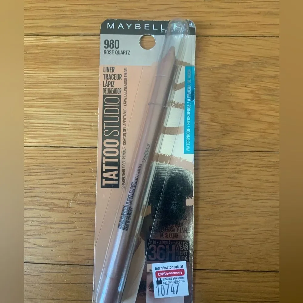Maybelline Gel Liner Rose Quartz Tattoo Studio